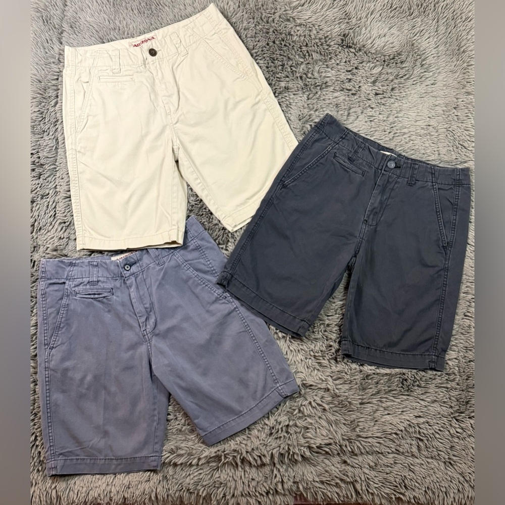 Arizona Jean Co Men’s Shorts Size 30 Bundle 3 Pair Chino Casual Summer